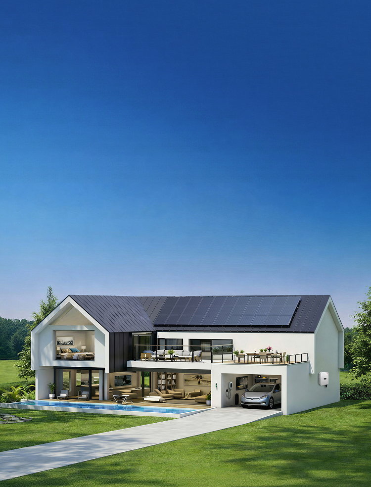 Residential<br> PV & ESS & EVCS Total Solutions